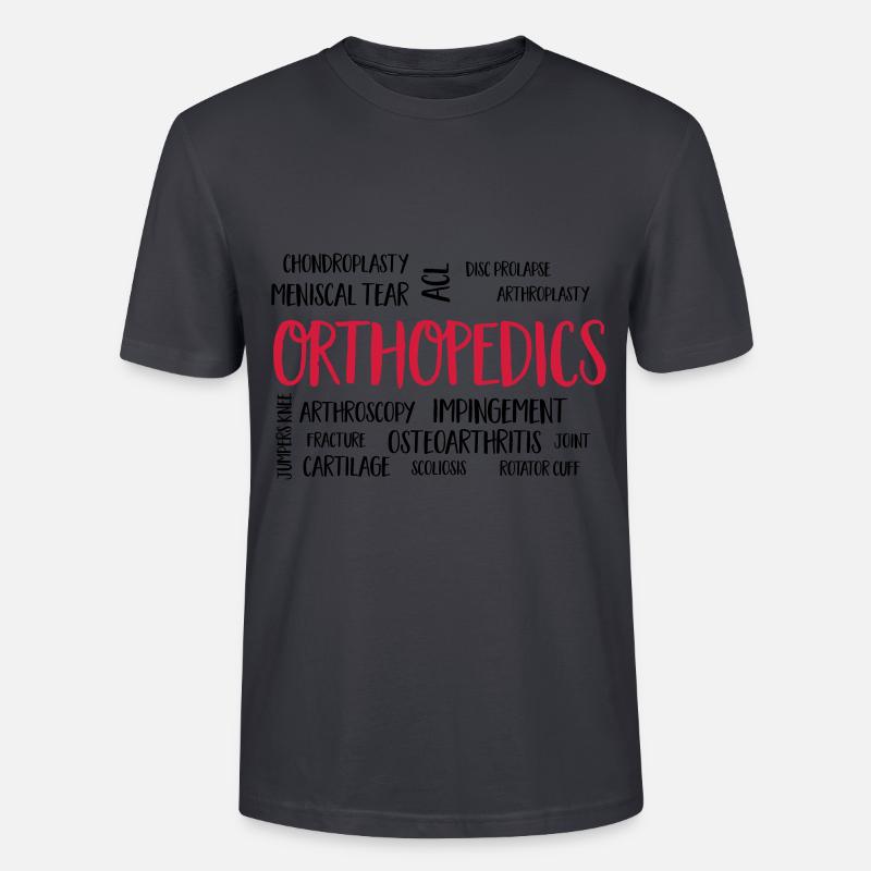 orthopedics - Stanley/Stella Unisex Bio-T-Shirt CRAFTER - Dunkles Graublau