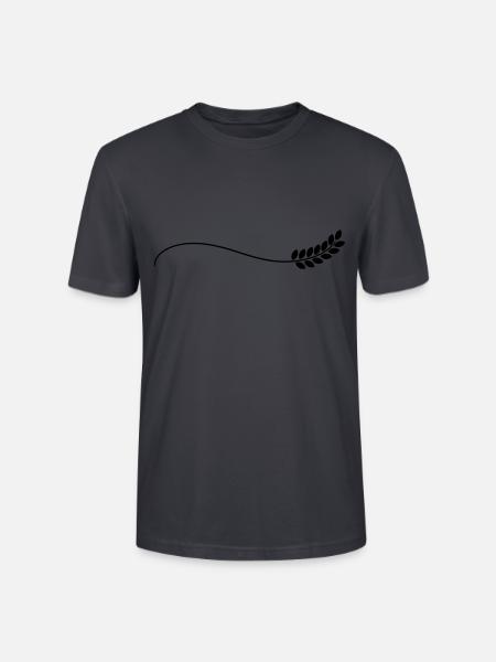 grain - Stanley/Stella CRAFTER Unisex Organic T-Shirt - India Ink Grey