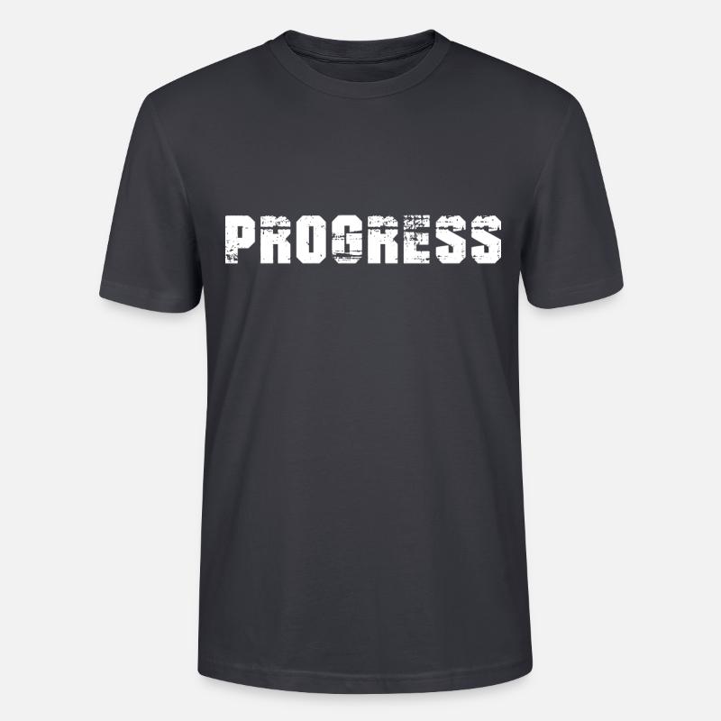 Progress - Stanley/Stella Unisex Bio-T-Shirt CRAFTER - Dunkles Graublau