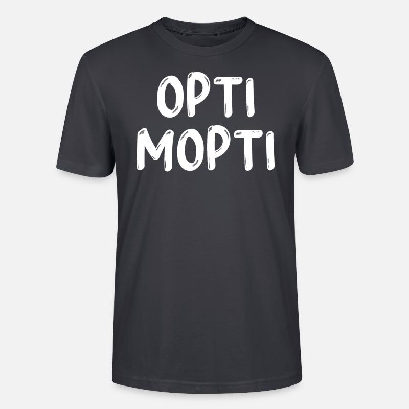 Opti Mopti Optimopti - Stanley/Stella Unisex Bio-T-Shirt CRAFTER - Dunkles Graublau