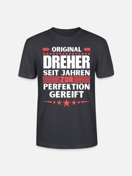Turner matured to perfection - Stanley/Stella CRAFTER Unisex Organic T-Shirt - India Ink Grey