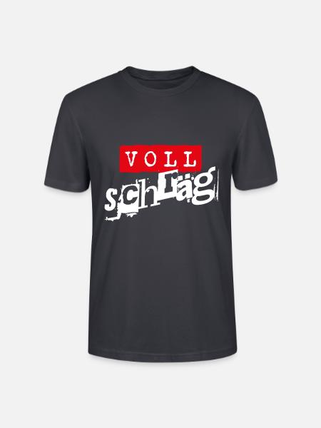 Voll schräg - Stanley/Stella Unisex Bio-T-Shirt CRAFTER - Dunkles Graublau