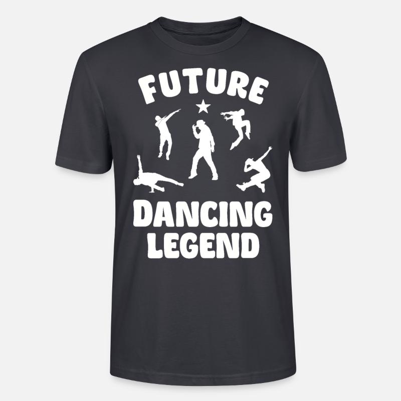 Future Dancing Legend - Stanley/Stella CRAFTER Unisex Organic T-Shirt - India Ink Grey