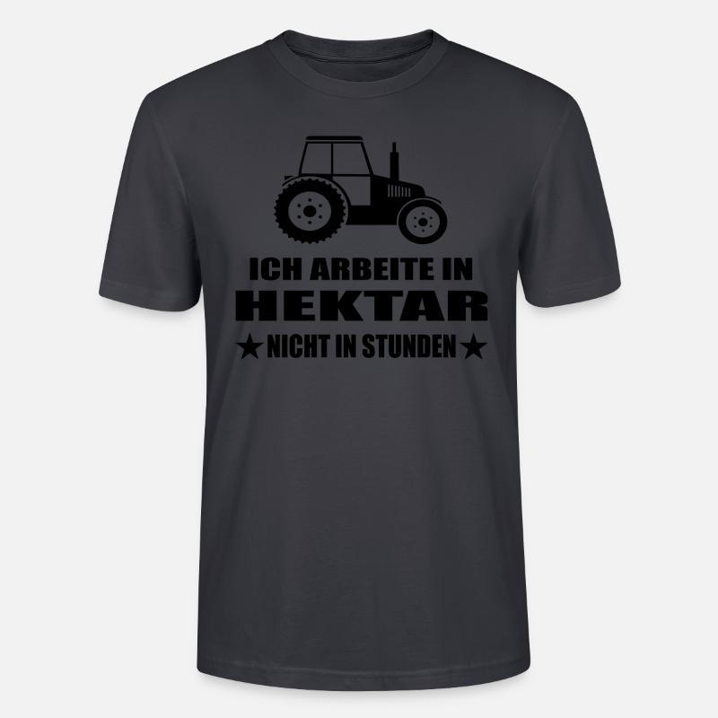 Traktor - Stanley/Stella Unisex Bio-T-Shirt CRAFTER - Dunkles Graublau