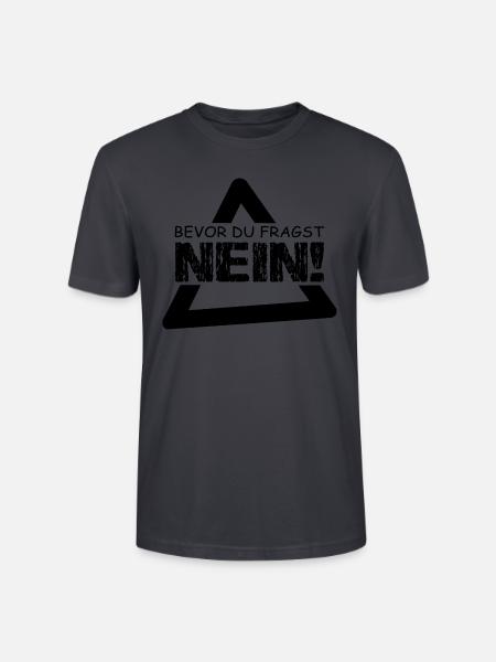 Spruch - Stanley/Stella Unisex Bio-T-Shirt CRAFTER - Dunkles Graublau