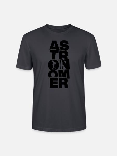 Astronomieberuf - Astronom - Stanley/Stella Unisex Bio-T-Shirt CRAFTER - Dunkles Graublau