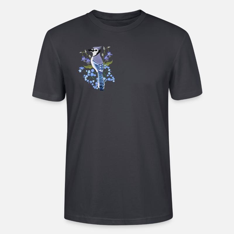 Bluejay - Stanley/Stella Unisex Bio-T-Shirt CRAFTER - Dunkles Graublau