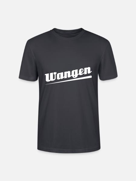 Wangen - Textdesign mit Stadtnamen - Stanley/Stella Unisex Bio-T-Shirt CRAFTER - Dunkles Graublau