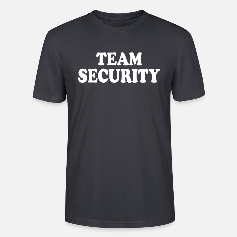 Team security - Stanley/Stella Unisex Bio-T-Shirt CRAFTER - Dunkles Graublau