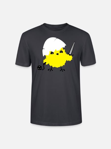 Kampf Küken - Stanley/Stella Unisex Bio-T-Shirt CRAFTER - Dunkles Graublau