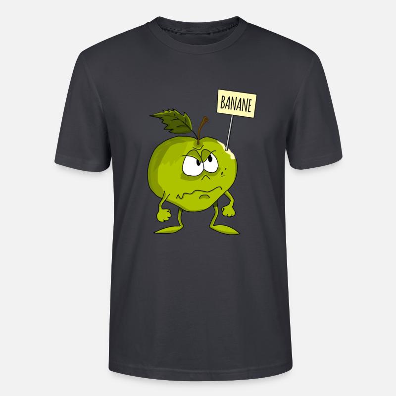 Apfel oder Banane? - Stanley/Stella Unisex Bio-T-Shirt CRAFTER - Dunkles Graublau