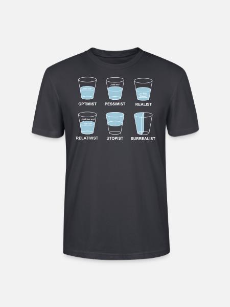 perspektive - Stanley/Stella Unisex Bio-T-Shirt CRAFTER - Dunkles Graublau