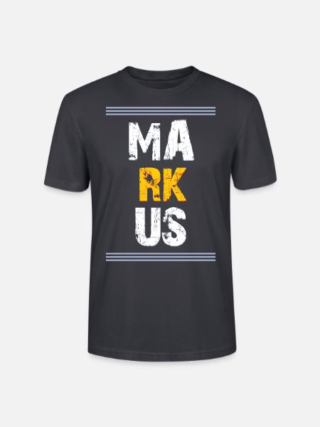 Markus Vorname - Stanley/Stella Unisex Bio-T-Shirt CRAFTER - Dunkles Graublau