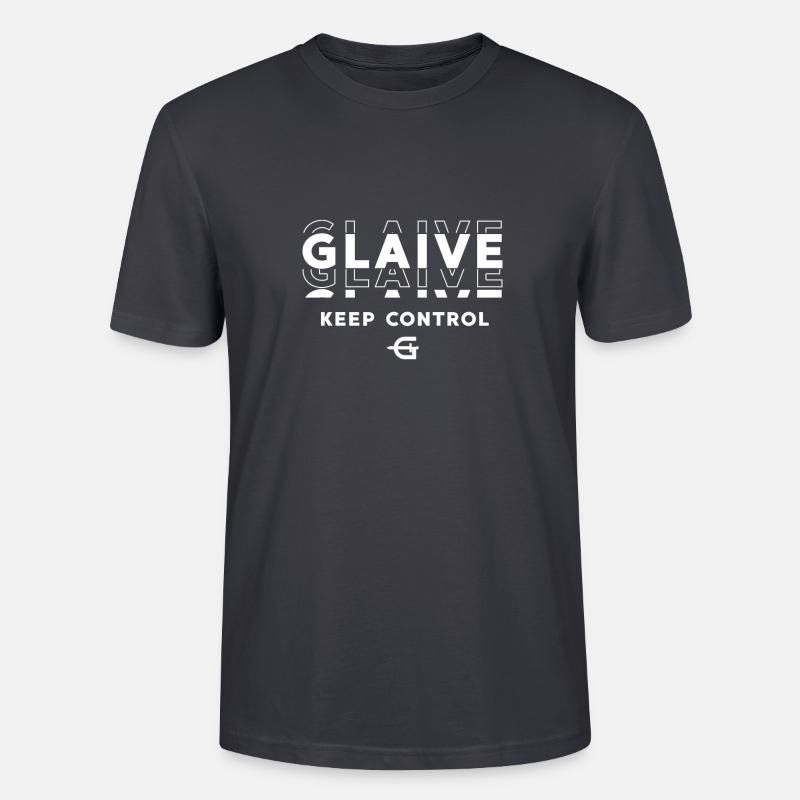 Glaive Eclaté Keep Control - T-shirt bio CRAFTER Stanley Stella Unisexe - bleu gris foncé