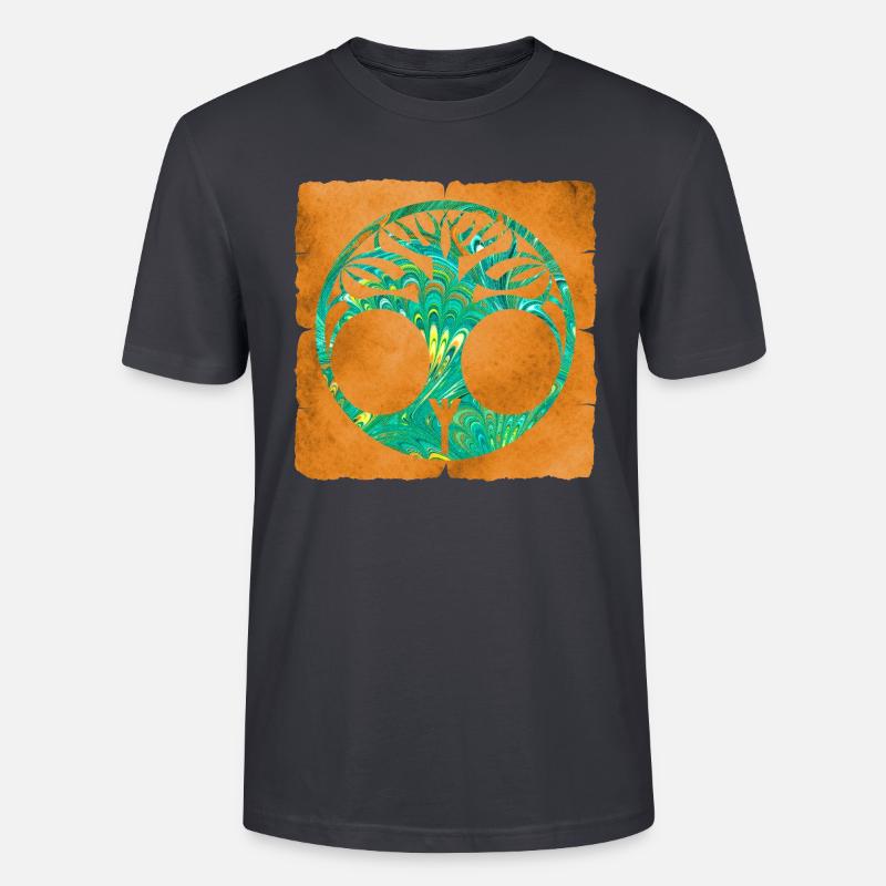 lebensbaum e 71 y - T-shirt bio CRAFTER Stanley Stella Unisexe - bleu gris foncé