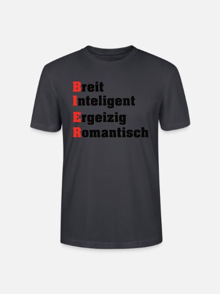 Biermotiv - Stanley/Stella Unisex Bio-T-Shirt CRAFTER - Dunkles Graublau