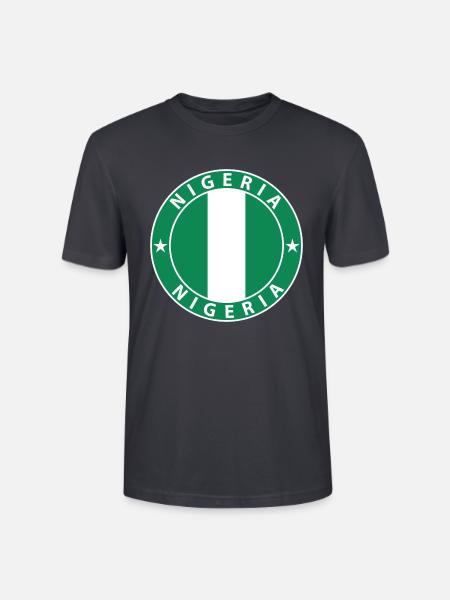 Nigeria - Stanley/Stella Unisex Bio-T-Shirt CRAFTER - Dunkles Graublau