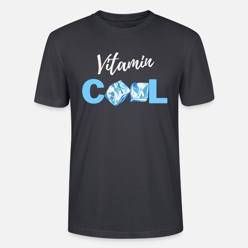 Vitamine COOL - Stanley/Stella Unisex Bio-T-Shirt CRAFTER - Dunkles Graublau