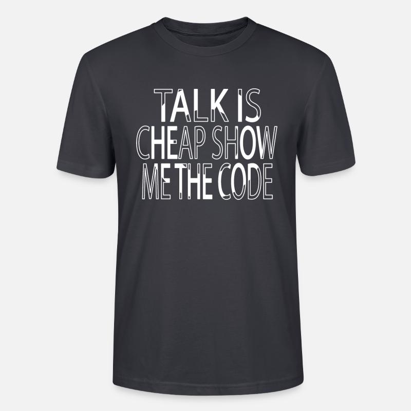 Hack Out Informatique Drôle Bday Cool Fun - T-shirt bio CRAFTER Stanley Stella Unisexe - bleu gris foncé