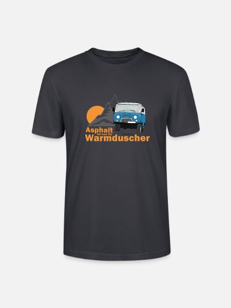 UAZ - Asphalt ist was für Warmduscher - Stanley/Stella Unisex Bio-T-Shirt CRAFTER - Dunkles Graublau