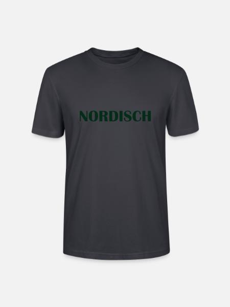 Nordisch - Stanley/Stella Unisex Bio-T-Shirt CRAFTER - Dunkles Graublau
