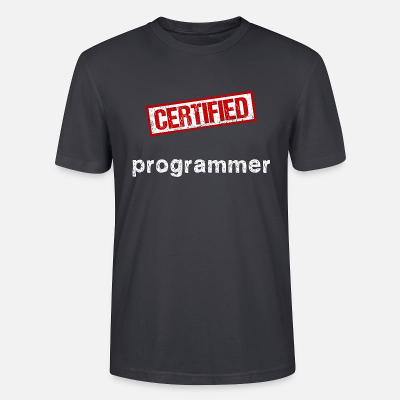 Programmierer - Stanley/Stella Unisex Bio-T-Shirt CRAFTER - Dunkles Graublau