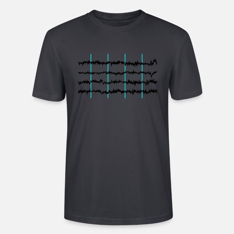 brainwaves - Stanley/Stella Unisex Bio-T-Shirt CRAFTER - Dunkles Graublau