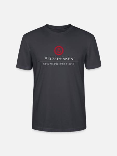 Pelzerhaken roter Anker - Stanley/Stella Unisex Bio-T-Shirt CRAFTER - Dunkles Graublau