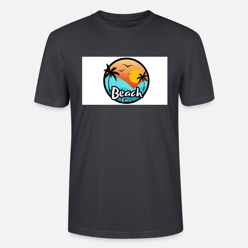 Beach - Stanley/Stella Unisex Bio-T-Shirt CRAFTER - Dunkles Graublau