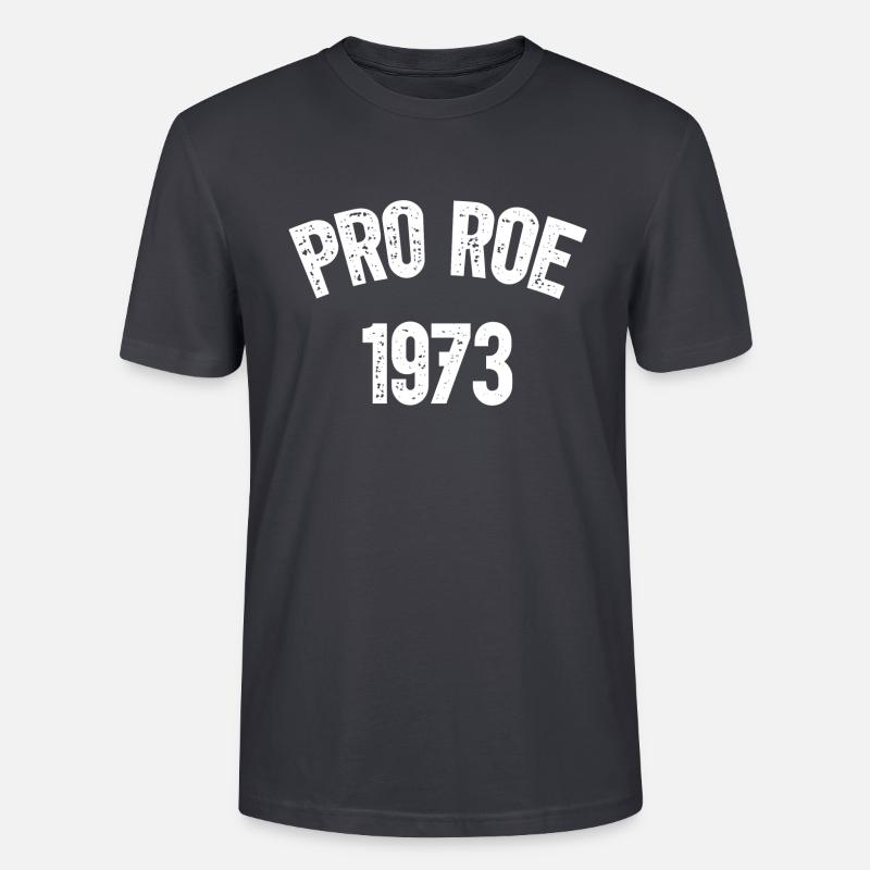 1973 Pro Roe - Stanley/Stella Unisex Bio-T-Shirt CRAFTER - Dunkles Graublau