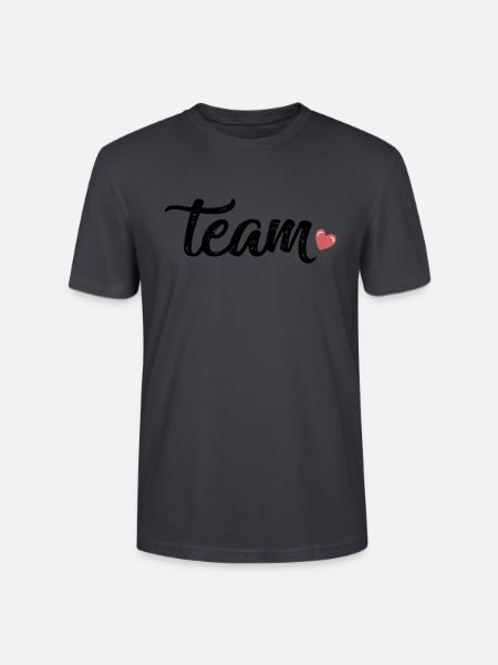Team Herz - Stanley/Stella CRAFTER Unisex Organic T-Shirt - India Ink Grey