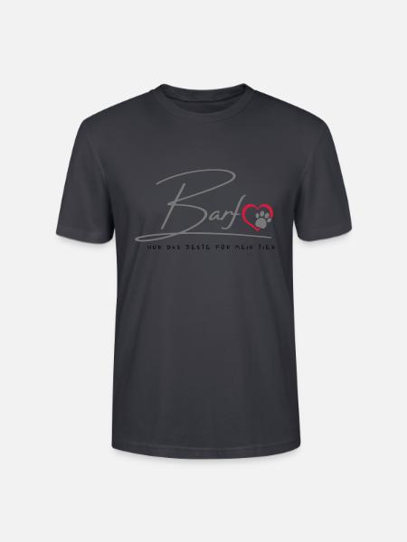 Barf für mein Tier - Stanley/Stella Unisex Bio-T-Shirt CRAFTER - Dunkles Graublau