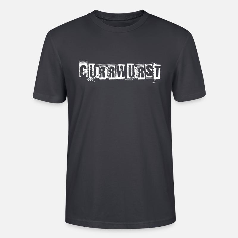 Currywurst - Stanley/Stella Unisex Bio-T-Shirt CRAFTER - Dunkles Graublau