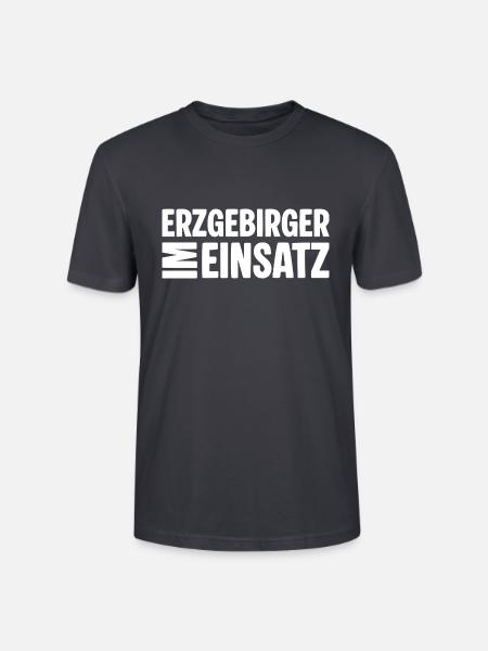 Erzgebirger im Einsatz - Stanley/Stella Unisex Bio-T-Shirt CRAFTER - Dunkles Graublau