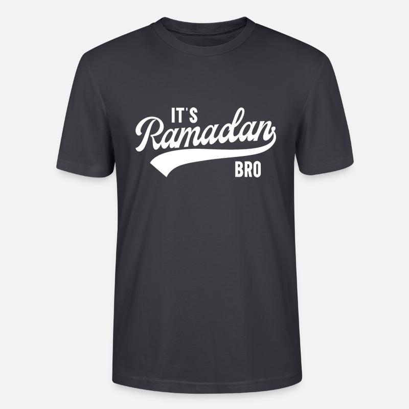 C’est le Ramadan, Frère - T-shirt bio CRAFTER Stanley Stella Unisexe - bleu gris foncé