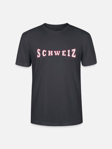Schweiz - Stanley/Stella Unisex Bio-T-Shirt CRAFTER - Dunkles Graublau