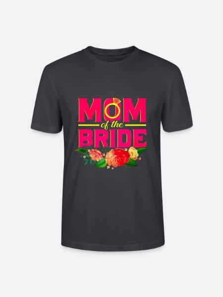 Mutter Braut Hochzeit Tochter - Stanley/Stella Unisex Bio-T-Shirt CRAFTER - Dunkles Graublau