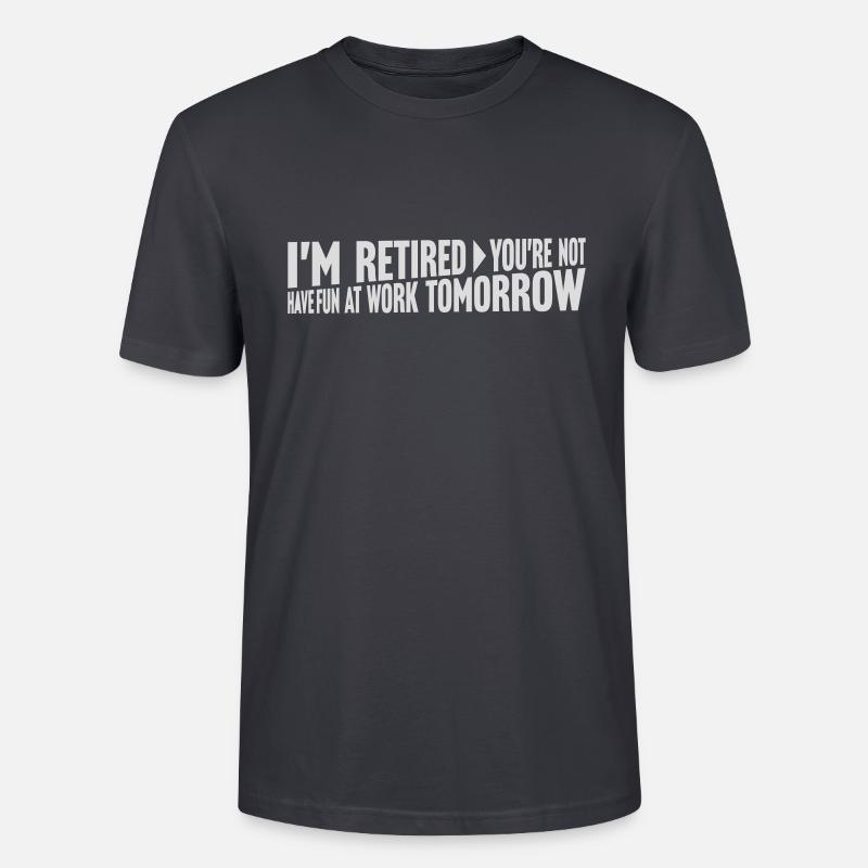 have fun at work - Stanley/Stella Unisex Bio-T-Shirt CRAFTER - Dunkles Graublau