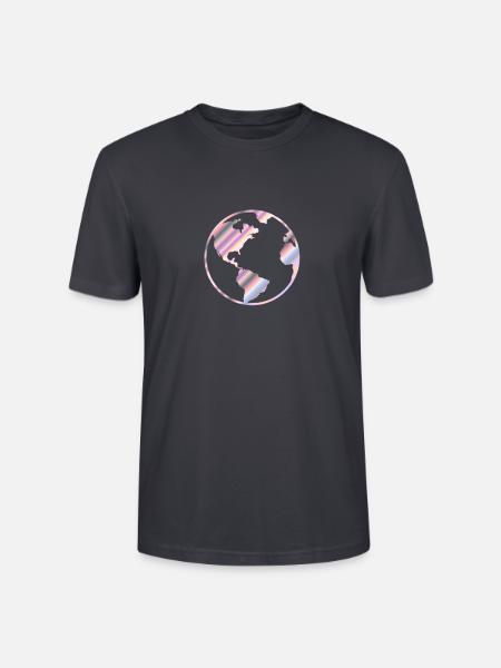 Erde Pastell - Stanley/Stella Unisex Bio-T-Shirt CRAFTER - Dunkles Graublau
