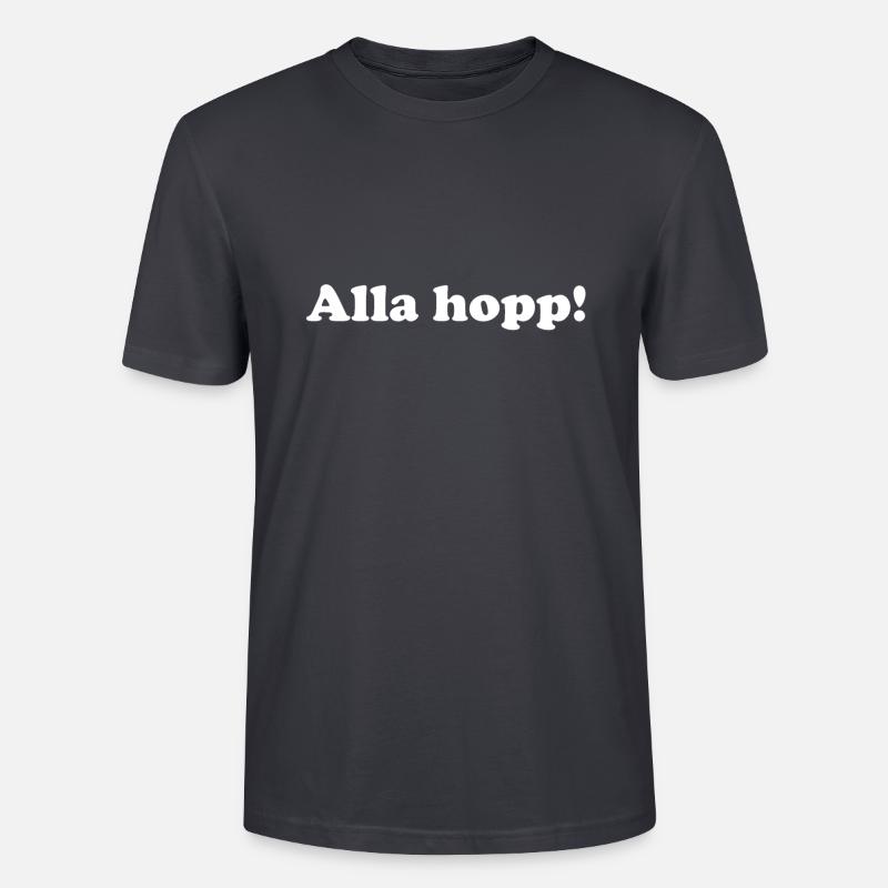 Alla hopp! - Geschenk - Stanley/Stella Unisex Bio-T-Shirt CRAFTER - Dunkles Graublau