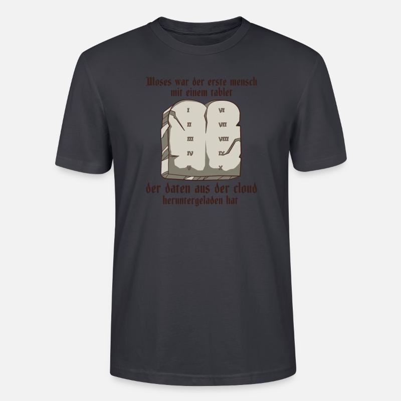 Datenschutz Internet Datenschutzbeauftragter - Stanley/Stella Unisex Bio-T-Shirt CRAFTER - Dunkles Graublau