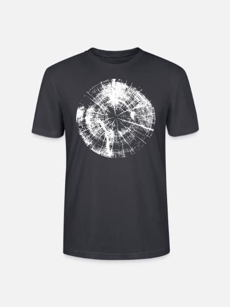 holz wald forst - Stanley/Stella Unisex Bio-T-Shirt CRAFTER - Dunkles Graublau