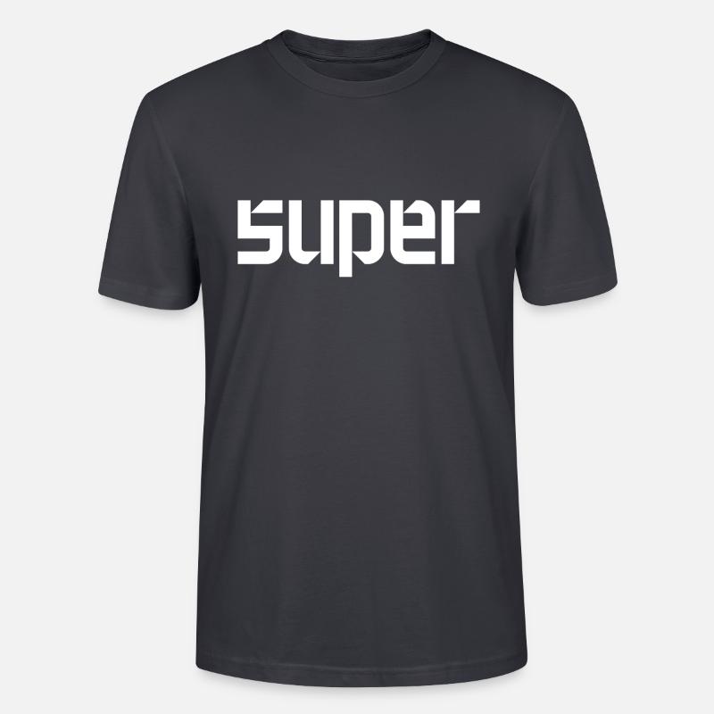 super - Stanley/Stella Unisex Bio-T-Shirt CRAFTER - Dunkles Graublau