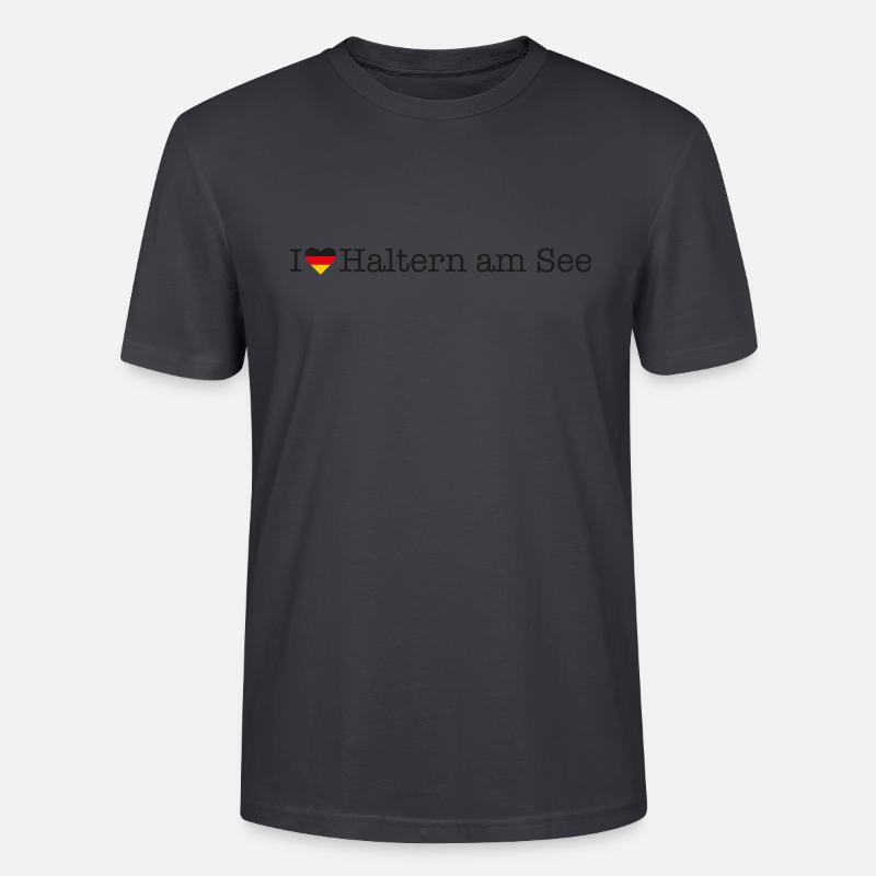 J'aime Haltern am See - T-shirt bio CRAFTER Stanley Stella Unisexe - bleu gris foncé