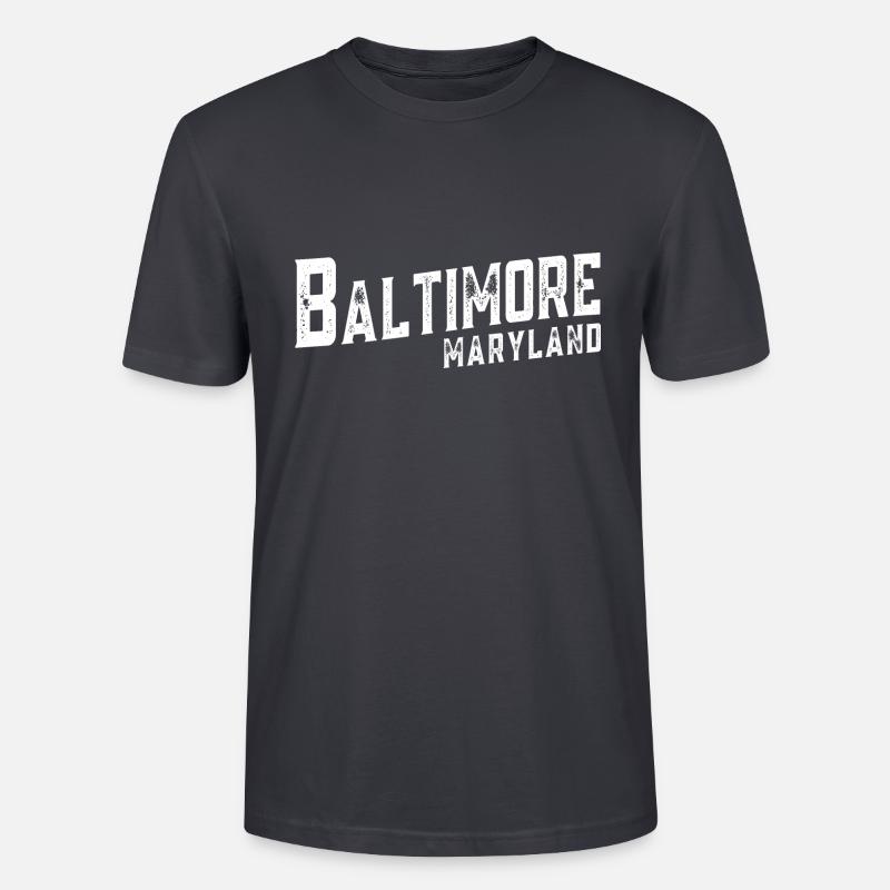 Baltimore - Stanley/Stella Unisex Bio-T-Shirt CRAFTER - Dunkles Graublau