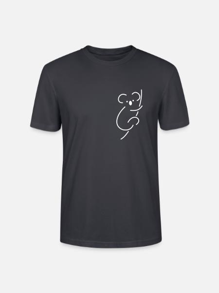Koala sketch - Stanley/Stella Unisex Bio-T-Shirt CRAFTER - Dunkles Graublau