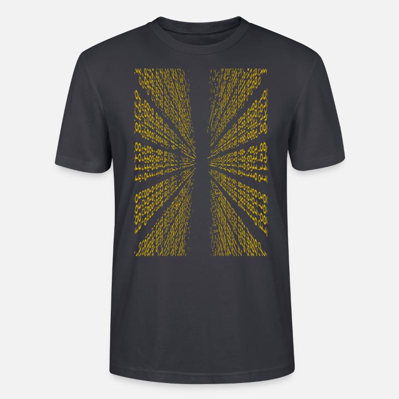 binary code - Stanley/Stella CRAFTER Unisex Organic T-Shirt - India Ink Grey