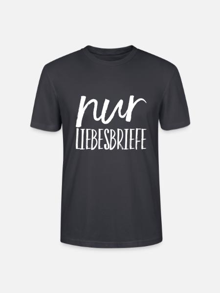 nur Liebesbriefe - Stanley/Stella Unisex Bio-T-Shirt CRAFTER - Dunkles Graublau