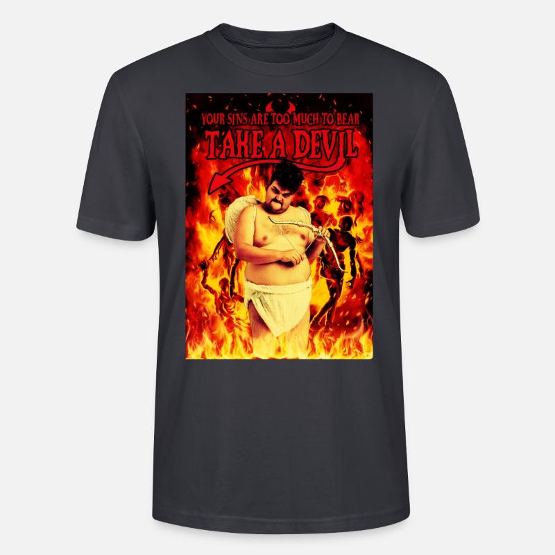 Take a devil - T-shirt bio CRAFTER Stanley Stella Unisexe - bleu gris foncé