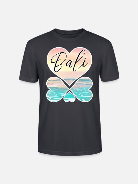 Bali - Indonesien - Stanley/Stella Unisex Bio-T-Shirt CRAFTER - Dunkles Graublau